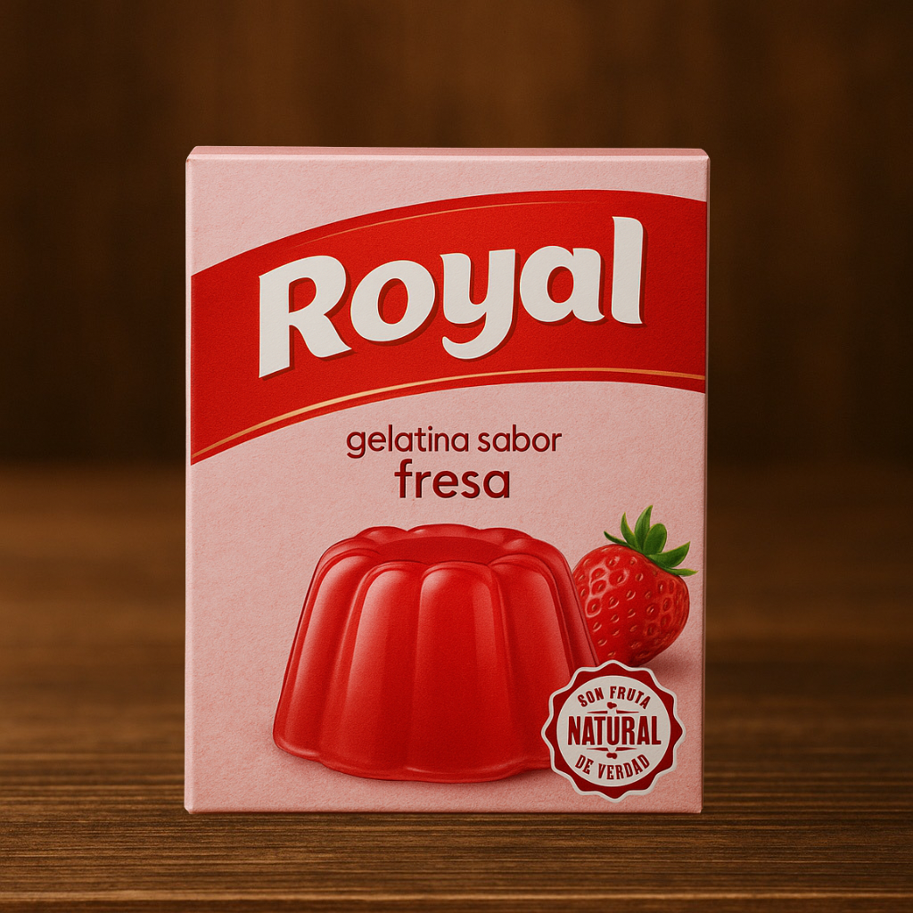 Royal Gelatine Erdbeere (Gelatina sabor Morango Fresa)