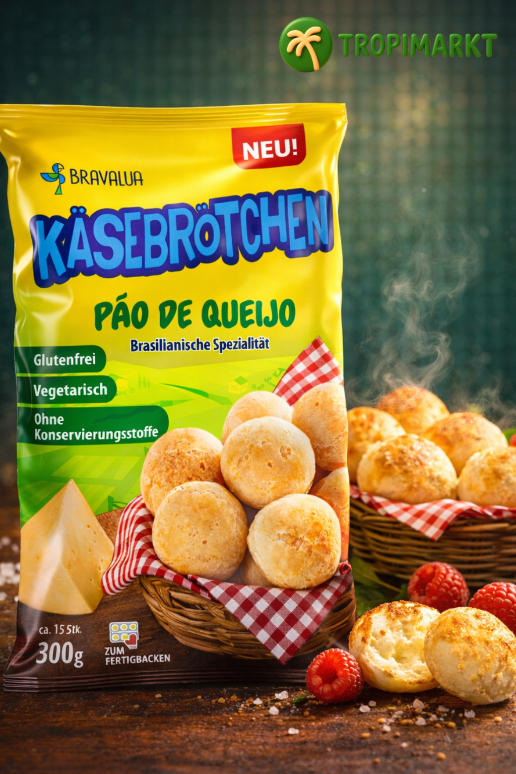 Käsebrötchen - Pao de Queijo (300g)