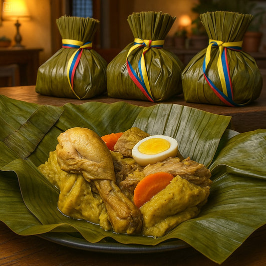 Tamal tolimense ( kolumbianische Tamal)