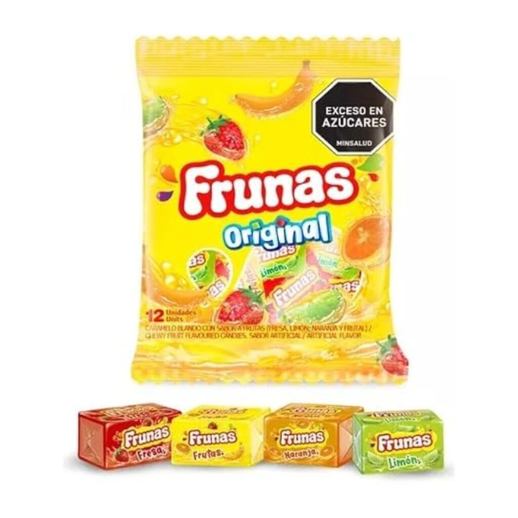 Caramelo masticable Frunas (Frunas original Bolsa 416g)