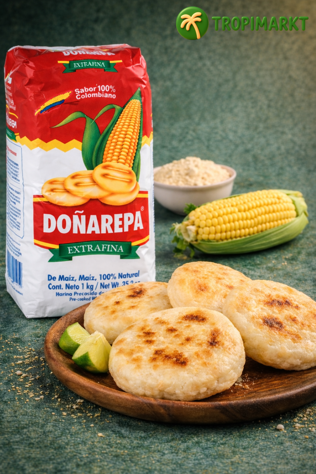 Donarepa Maismehl (Harina de Maiz Blanco) 1 kg