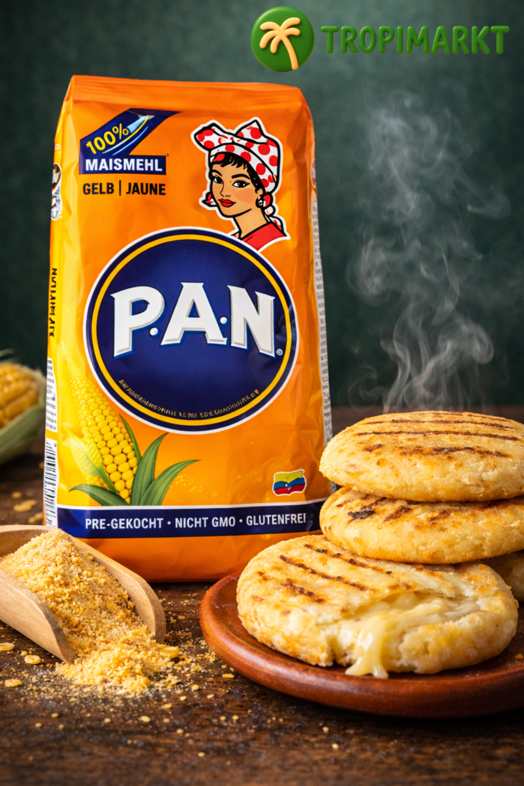 Maismehl (Harina PAN "Gelb" 1 kg)