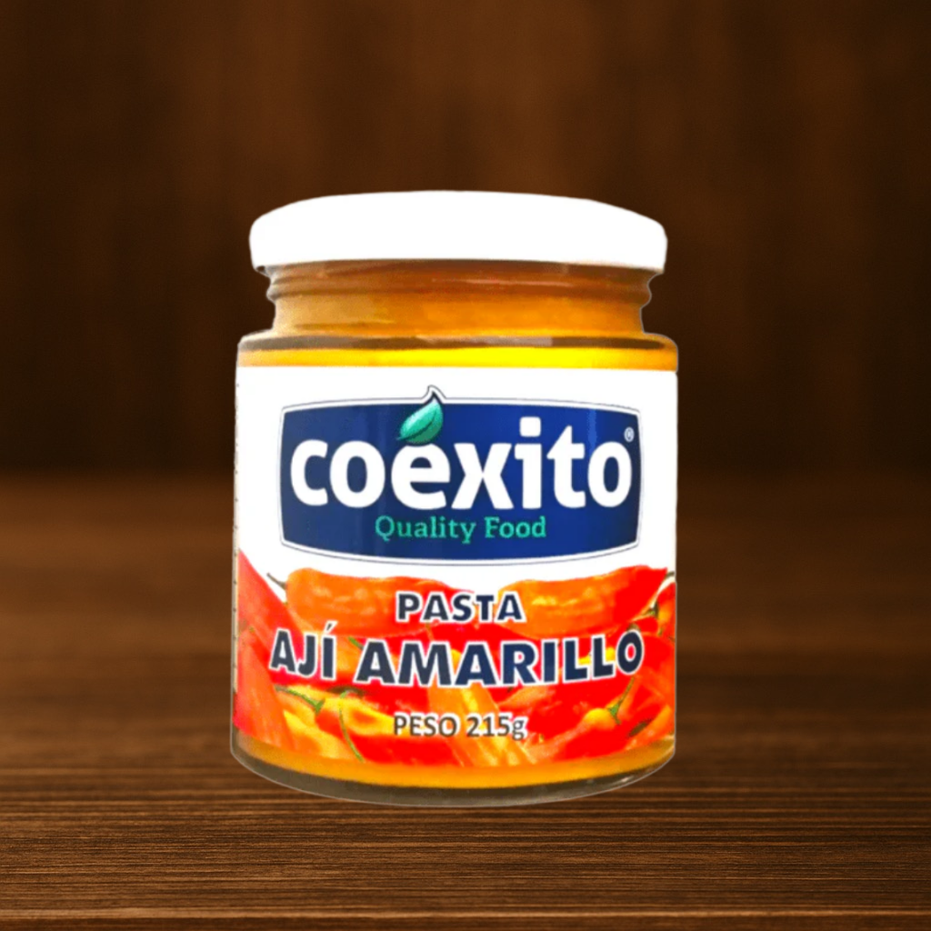 Gelbe Paprikapaste (PASTA DE AJI AMARILLO FRASCO 215g COEXITO)