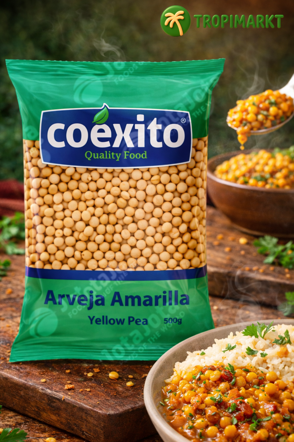 Coexito gelbe Erbsen ganz (Arveja amarilla entera 500g)