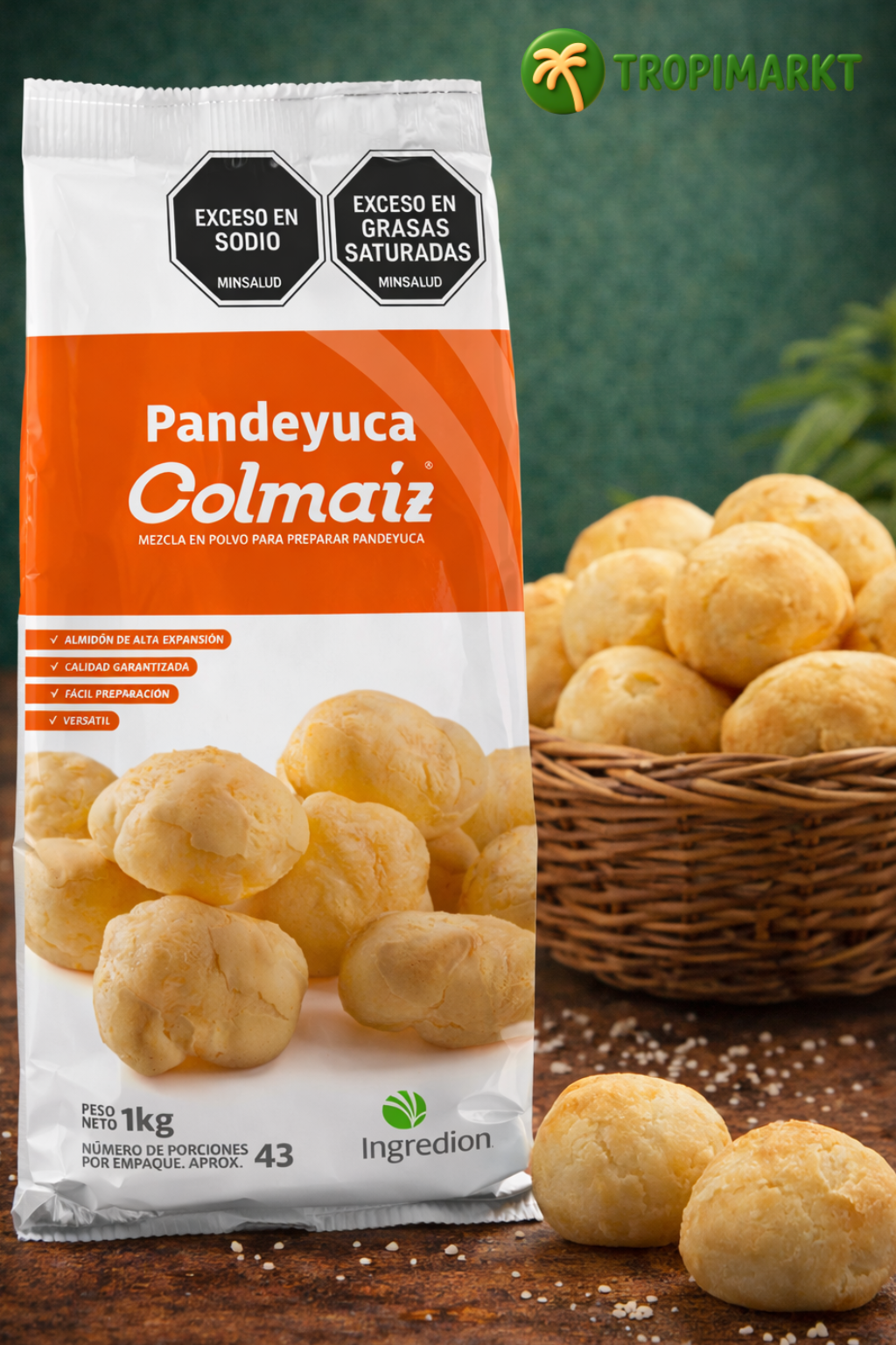 Colmaiz Pan de yuca Mehl 1kg