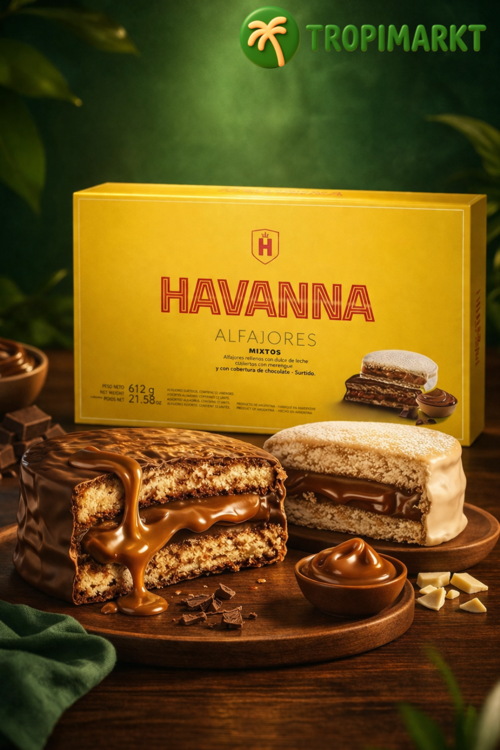 Mezcla de Galletas de Caramelo (Alfajores HAVANA - Mixto)