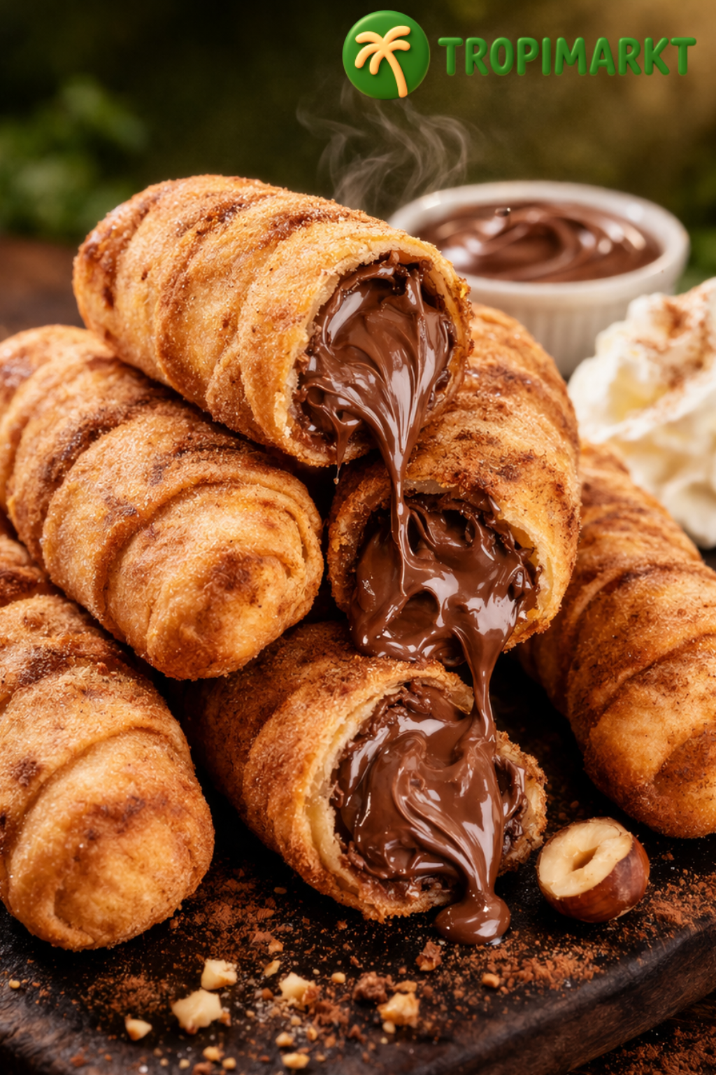 Tequeños mit Nutella (10 Stück)