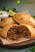 Gefüllte Teigtaschen mit Fleisch (Pastelitos de carne) 5 Stück