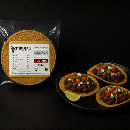 Komali Tortilla Mais tostada 500g