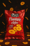 Chips de Plátano Samai 75g Chips de Plátano ligeramente salados con chile/sin gluten/paleo/vegano/sin azúcares añadidos
