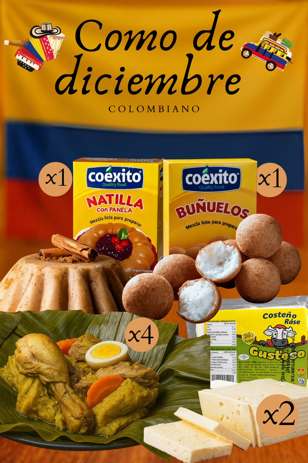 Kolumbianische Dezember combo