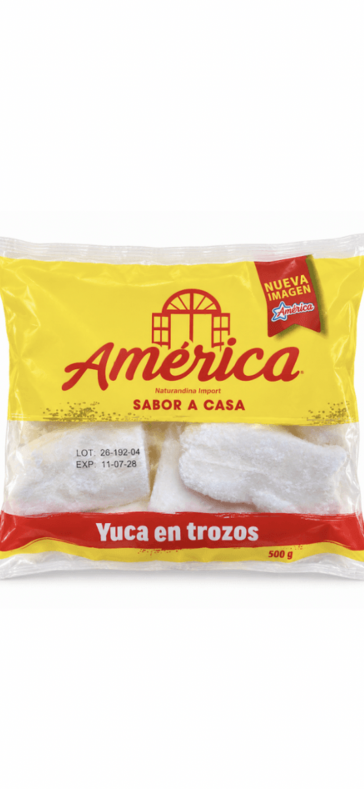 Yuca Stücke 500g gefroren