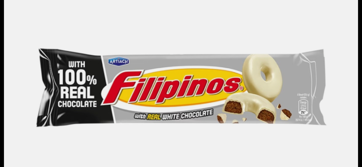 Filipinos Kekse Choc. Branco 135g