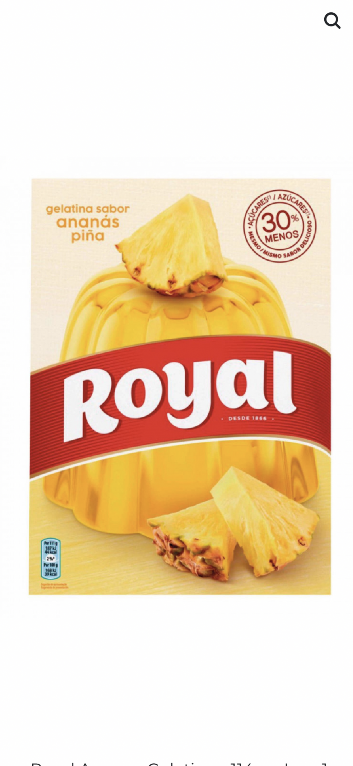 Royal Gelatine Ananas 170g