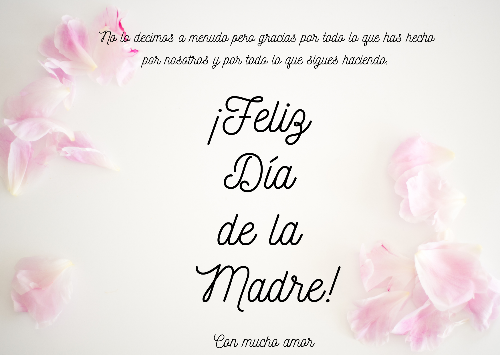 Geschenkgutschein zum Muttertag (Voucher para el Dia de la madre)